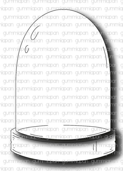 Gummiapan Stanzform Glas-Kuppel / Glaskupa D230887