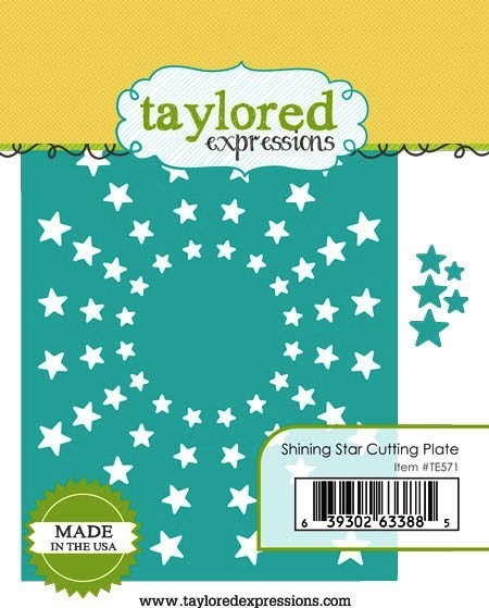 Taylored Expressions Stanzform leuchtende Sterne / Shining Star Cutting Plate TE571
