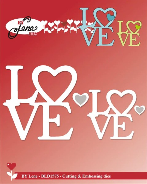 Lene Stanzform ' LOVE ' BLD1575