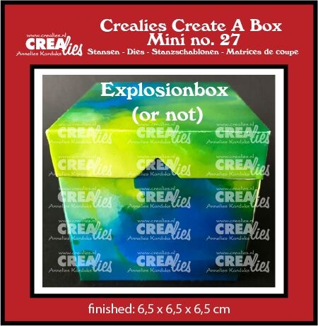 Crealies Stanzform Create A Box MINI Nr. 27 EXPLOSION ( or not ) BOX Mini CCABM27