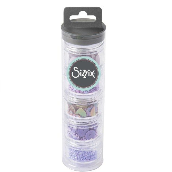Sizzix Making Essential - SEQUINS & BEADS LAVENDER DUST 664605