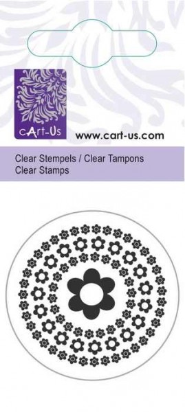 Cart-Us Clear Stempel Blumenkreis 180009/2064