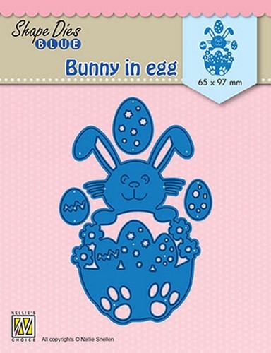 Nellie Stanzform Kaninchen im Ei / Bunny in Egg SDB072