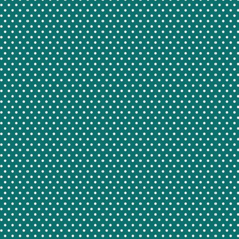 Core'dinations Core Basics Cardstock 12 " x 12 " TÜRKIS Punkte klein / Teal Small Dots GX-2300-61