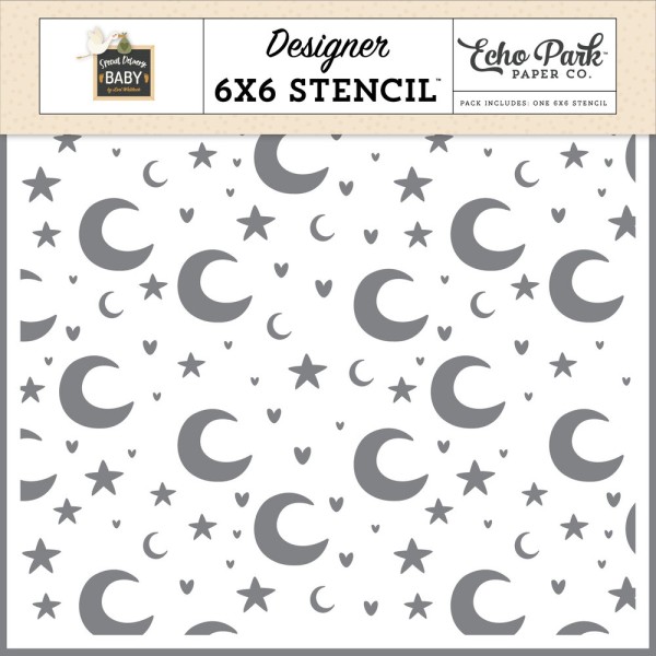 Echo Park Stencil MY MOON AND STARS SDY355033