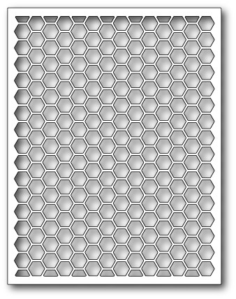 Memorybox Stanzform Bienenwaben-Hintergrund / Honeycomb Background 99434