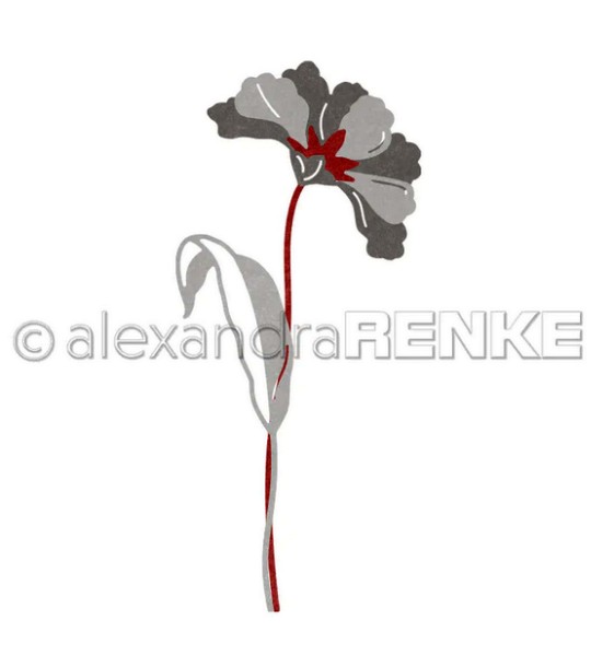 Alexandra Renke Stanzform ' Schichtblume 10 ' D-AR-FL0250