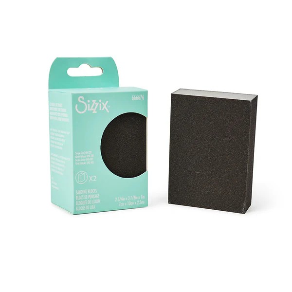 Sizzix Making Essentials - Sanding Blocks, 2 3/4" x 3 7/8" x 1”, 2PK 666676