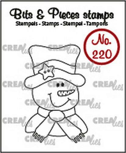 Crealies Clear Stempel Schneemann / Snowman CLBP220