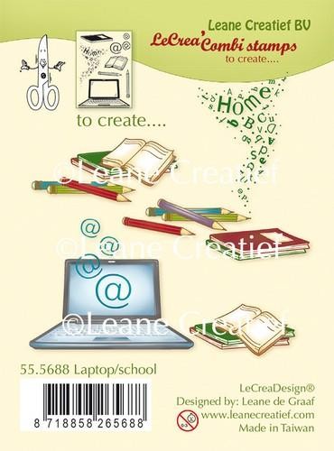 Leane Creatief Silikon Stempel Computer / Laptop School 55.5688