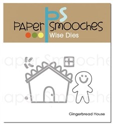 Paper Smooches Stanzform Lebkuchenhaus u. Lebkuchenmännchen / Gingerbread House NOD353