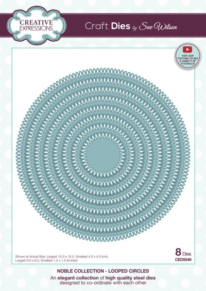Creative Expressions Stanzform Noble Collection - LOOPED CIRCLES CED5549