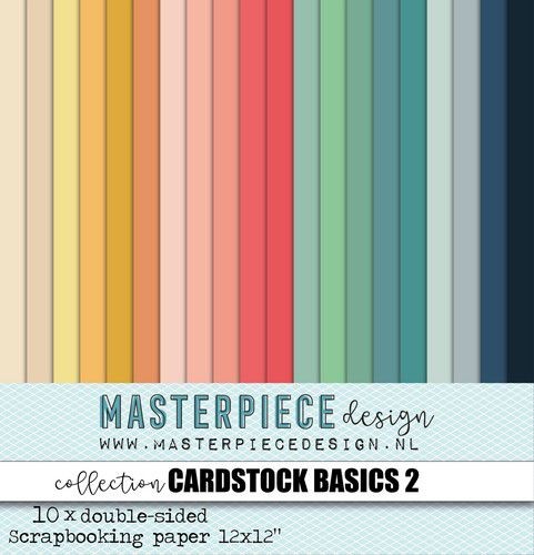 Masterpiece Design Scrapbookingpapier Paperpad CARDSTOCK BASICS # 2 MP202032