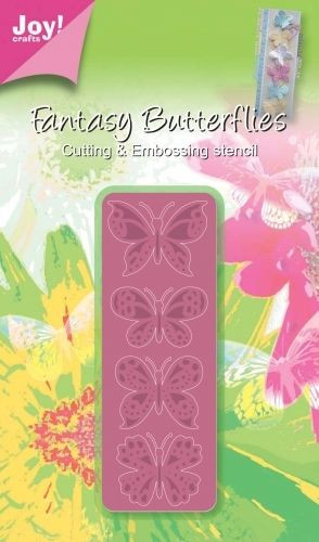 Joycrafts Stanzform Fantasy Butterflies rechteckig 6002/0245