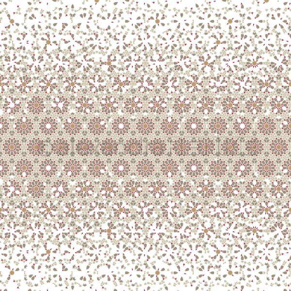 Alexandra Renke Designpapier ' Geometrie-Muster 3 Blume mittig ' 10.2526