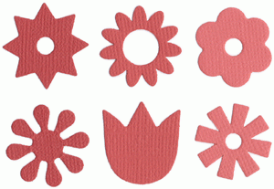 Quickutz Stanzformen Minis CC Blumen / flower shapes CC-SHAPE-07