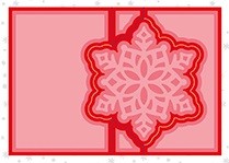 Studio Light Stanzform Christmas Card Shape Mini Snowflake Essentials Nr. 71 SL-ES-CD71