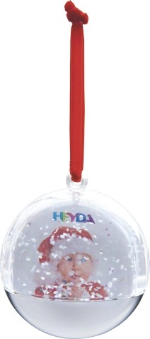Heyda Schneekugel Weihnachtskugel 7 cm 20-4888408