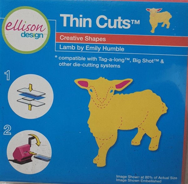 Ellison Design Stanzform Thin Cuts Lamm / Lamb 22735
