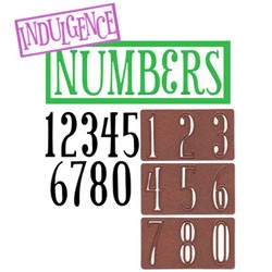 Spellbinders Stanzform Zahlen Indugence L3-02