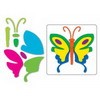 Sizzix Stanzform Sizzlits SMALL 4-er Set Schmetterling # 2 / build a butterfly # 2 654844