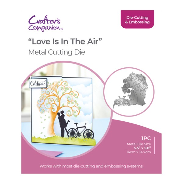 Crafters Companion Gemini Stanzform LOVE IS IN THE AIR GEM-MD-CAD-LITA