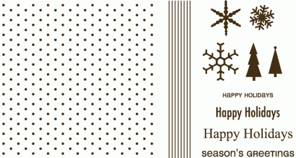 Lifestyle Crafts Letterpress Printing Plates HOLIDAY WINTERTIDE L-PP-015-HD