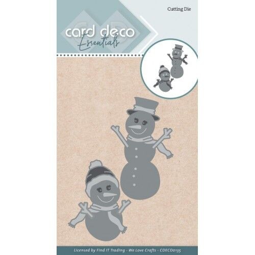 Card Deco Stanzform Christmas Schneemänner / Snowmen CDECD0135