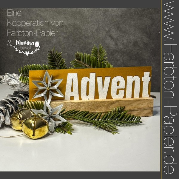 Farbton Stanzform ' Advent ' D-PP-3D0098