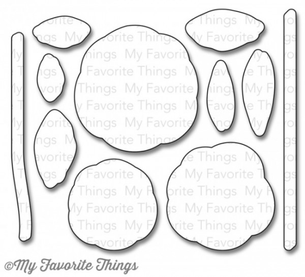 My Favorite Things Stanzform Scribble Roses MFT-743