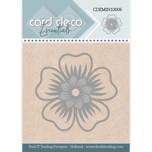 Card Deco Essentials Stanzform MINI Blume / Flower CDEMINI10006