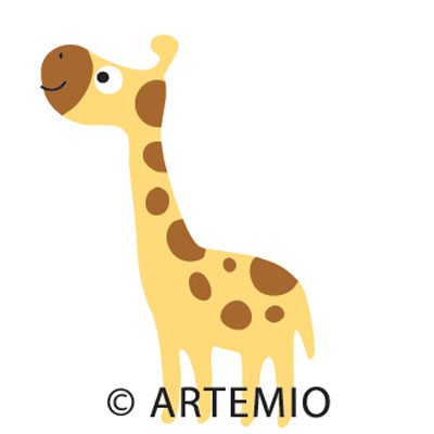 Artemio Happycut Stanzform 5,2 x7,2 cm Giraffe # 1/giraffe # 1 18021002