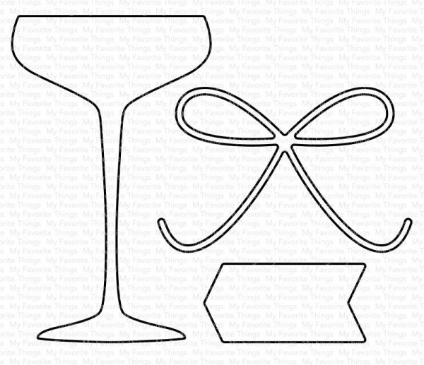 Dienamics Stanzform Cocktail-Glas / Birthday Cocktail MFT-1551 disc.