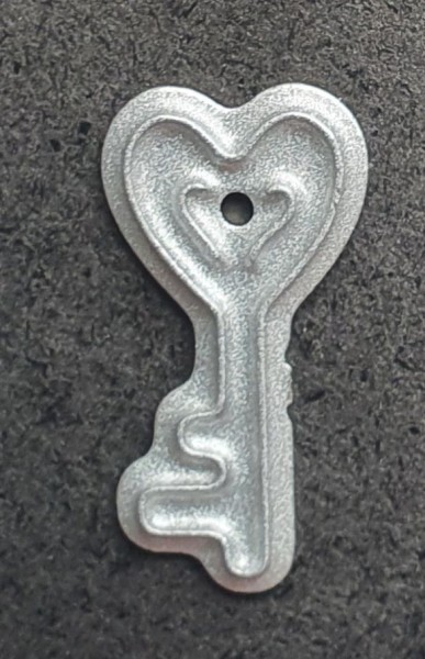 Gummiapan Stanzform MINI Herz-Schlüssel MINI-035