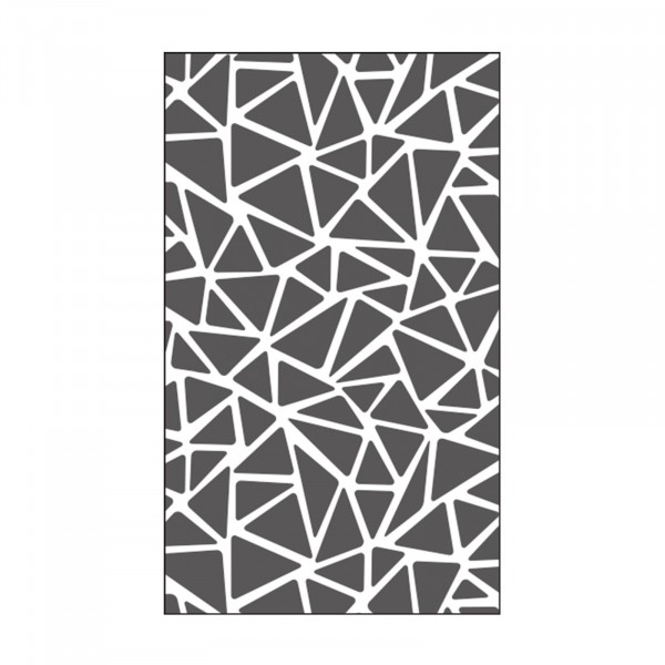 Vaessen Creative Prägefolder Dreiecke / Triangle Texture 7,6 cm x 12,7 cm 100604-115