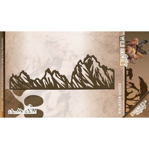 Amy Design Stanzform Berge / Rough Mountains ADD10106
