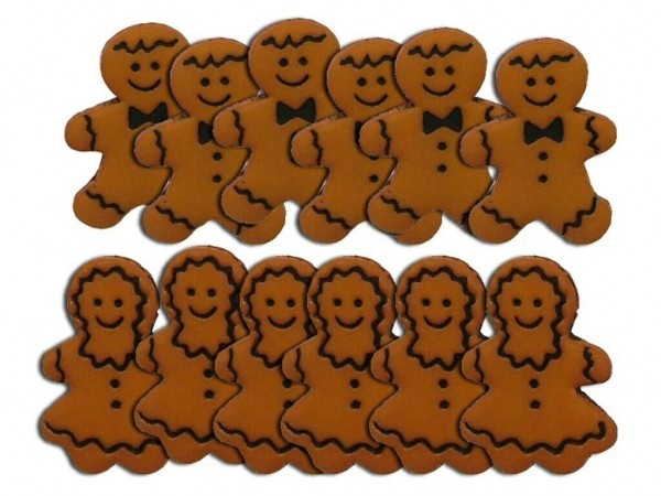 Jesse James and Co Dress It Up GINGERBREAD PEOPLE 1186