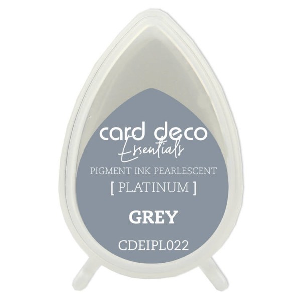 Card Deco Essentials Pigment Ink Pearlescent PLATINUM GREY CDEIPL022