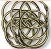 JoyCrafts Buchbinderinge Antik-Brass Durchm. 4 cm 6200/0133