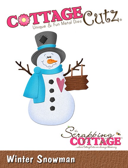 CottageCutz Stanzform Schneemann / Winter Snowman CC-1258