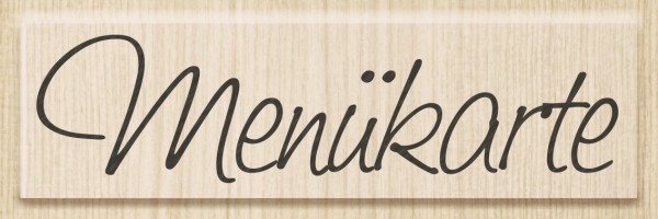 KnorrPrandell Holz-Stempel ' Menükarte ' 1800502