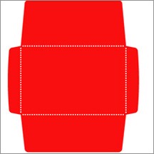 Allstar BIGZ Stanzform Umschlag rechteckig 7,8 cm x 5,1 cm / Envelope A 10377