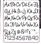 Vaessen Creative Stanzform Alphabet Groß-u. Kleinbuchstaben u. Zahlen 2 - 3 cm 3605-201