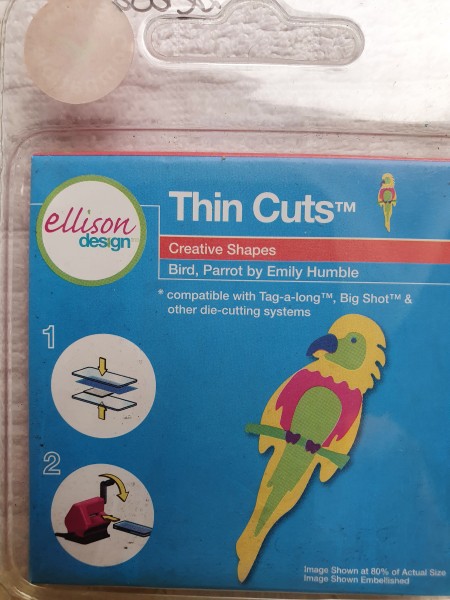 Ellison Design Stanzform Thin Cuts Papagei / Bird Parrot 22698