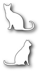 Poppystamps Stanzform Katze / Neighborly Cats 1405