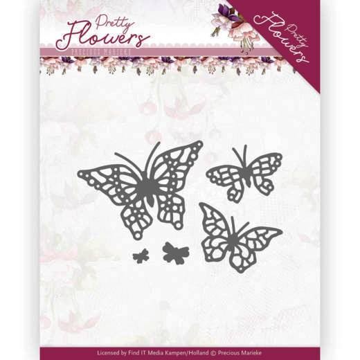 Precious Marieke Stanzform Pretty Flowers - Pretty Butterflies PM10193