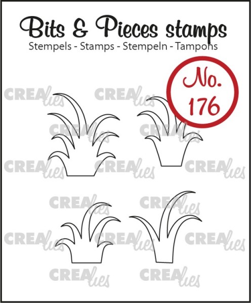 Crealies Clear Stempel Gras CLBP176