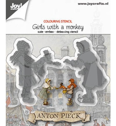 Joycrafts Stanzform Mädchen mit Affe / Girls With A Monkey 6002/1377