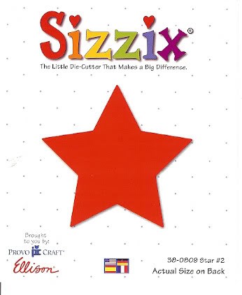 Sizzix Stanzform Originals LARGE Stern # 3 / star # 3 38-0809