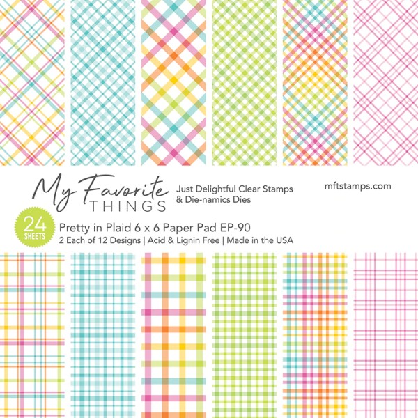 My Favorite Things Paper Pack 6 " x 6 Pretty In Plaid EP-90